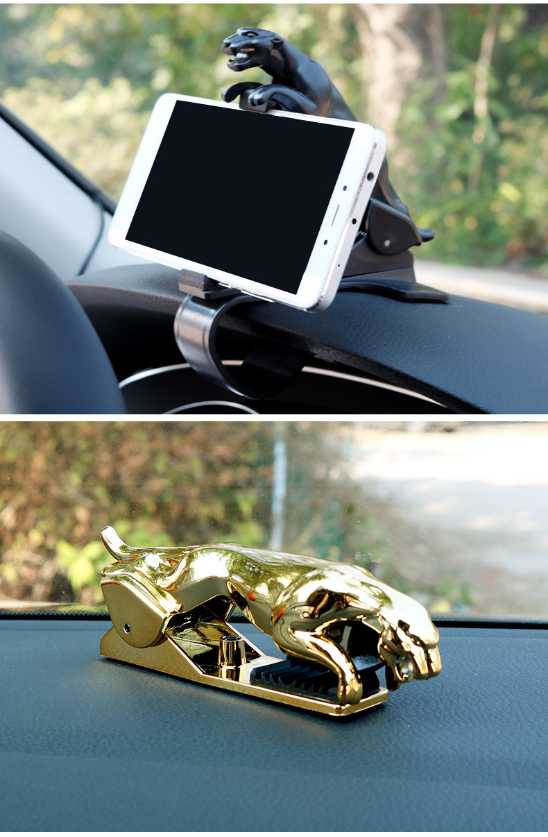 Same Type as TikTok Car Leopard Car Bracket Decoration Instrument Panel Navigation Clip Rotary Mobile Phone Bracket Same Type as TikTok Car Leopard Car Bracket Decoration Instrument Panel Navigation Clip Rotary Mobile Phone Bracket