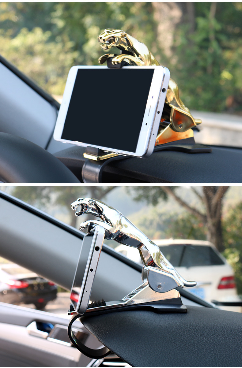 Same Type as TikTok Car Leopard Car Bracket Decoration Instrument Panel Navigation Clip Rotary Mobile Phone Bracket Same Type as TikTok Car Leopard Car Bracket Decoration Instrument Panel Navigation Clip Rotary Mobile Phone Bracket