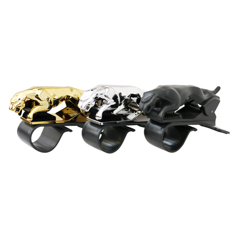 Universal Car Bracket Instrument Panel Leopard Bracket Instrument Panel Snap-on Navigation Phone Holder Car Decoration
