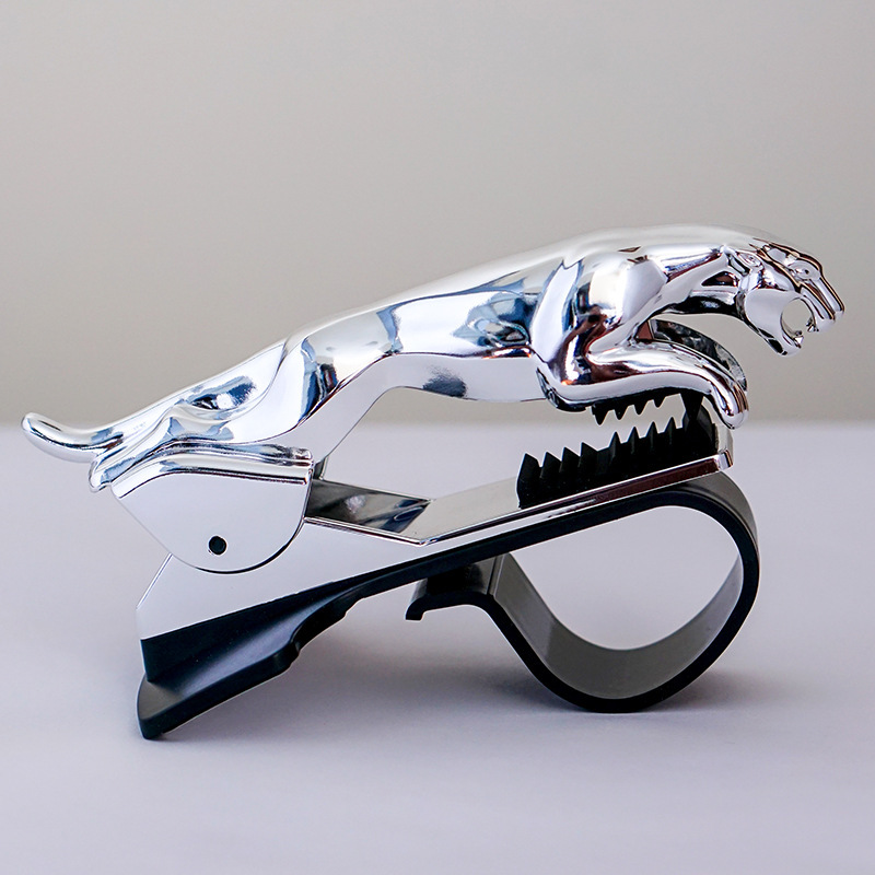 Universal Car Bracket Instrument Panel Leopard Bracket Instrument Panel Snap-on Navigation Phone Holder Car Decoration