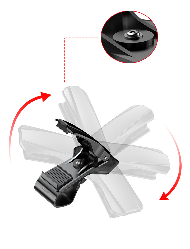 Baseus/Baseus Big Mouth Car Bracket Automobile Instrument Panel 360 ° Direct View Mobile Phone Navigation Bracket