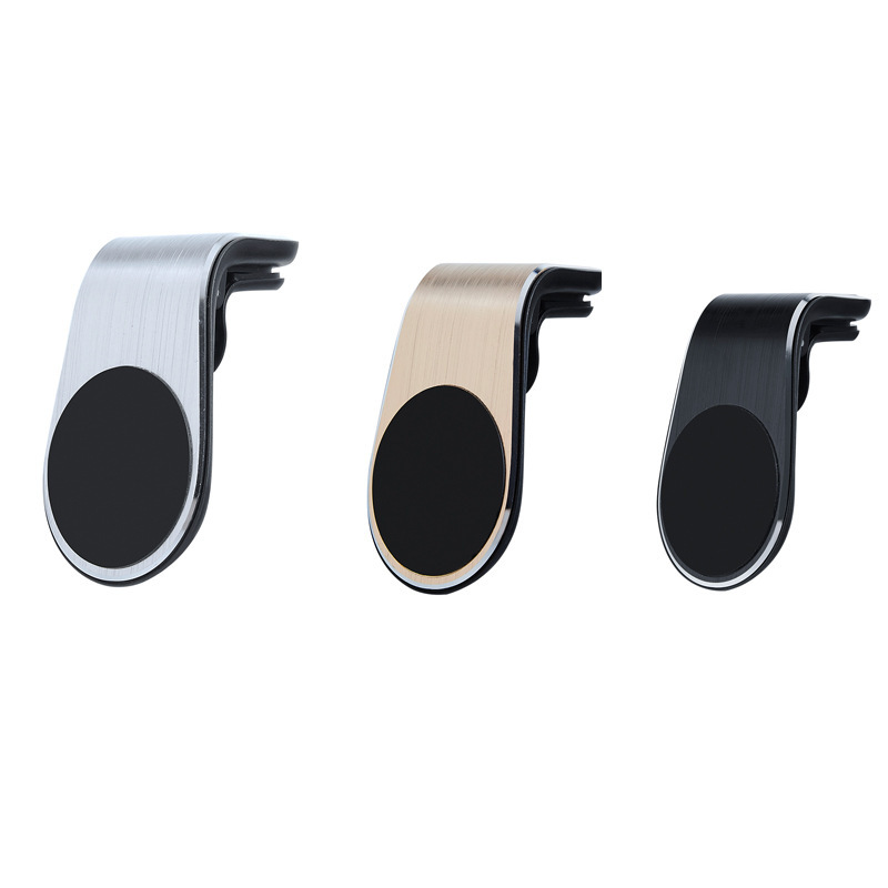 Creative Car Bracket Car Mobile Phone Universal Air Outlet Magnet Car Supplies Metal Navigator Magnetic Bracket