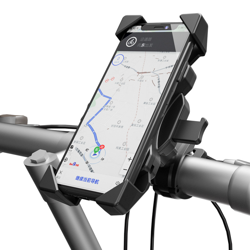 Amazon Bicycle Cellphone Holder Fast Installation Electric Car Bracket Anti-Shake Motorcycle Mobile Phone Bracket
