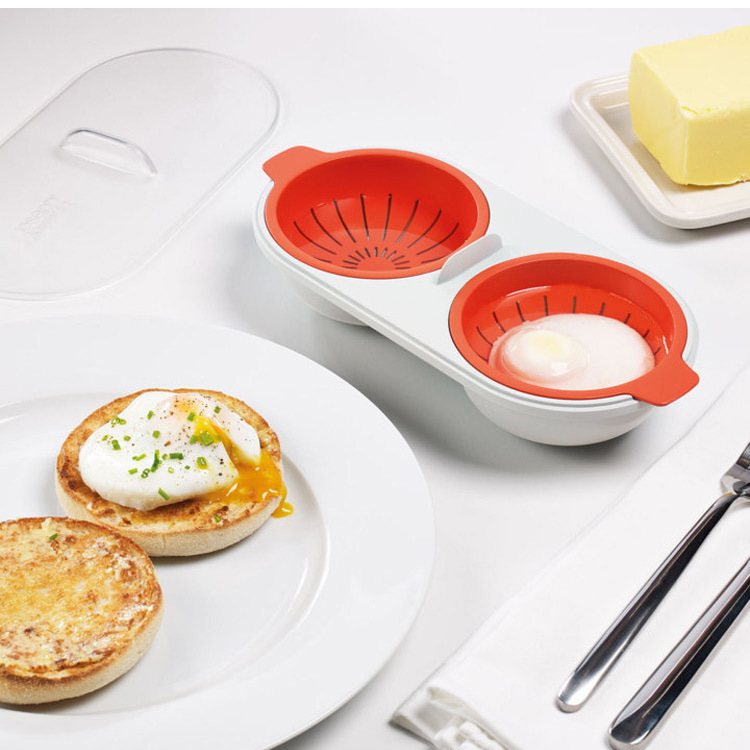 Kitchen Gadget Set Steamed Egg Bowl Microwave Oven Egg Boiler Egg White Separation Egg Cooker Food Grade Egg Steamer