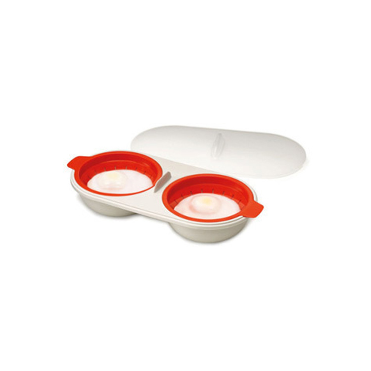 Kitchen Gadget Set Steamed Egg Bowl Microwave Oven Egg Boiler Egg White Separation Egg Cooker Food Grade Egg Steamer