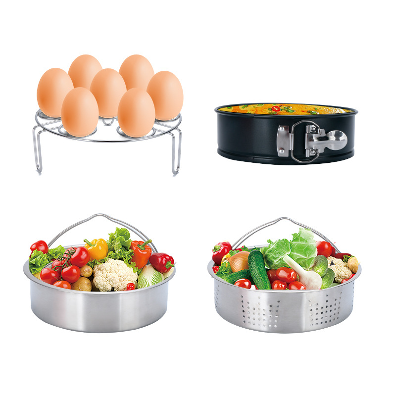 Department Store Egg Cutter AntiScald Plate Holder High Pressure Rice Cooker Food Clip Stainless Steel Steamer Pot Rack