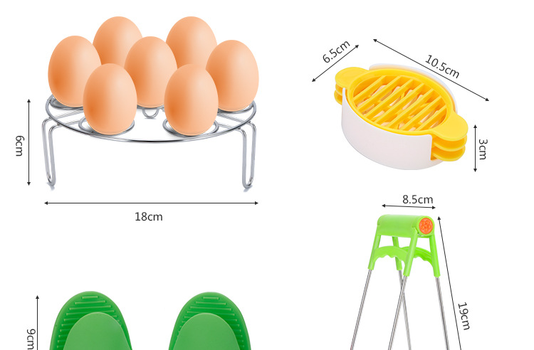 Department Store Egg Cutter AntiScald Plate Holder High Pressure Rice Cooker Food Clip Stainless Steel Steamer Pot Rack