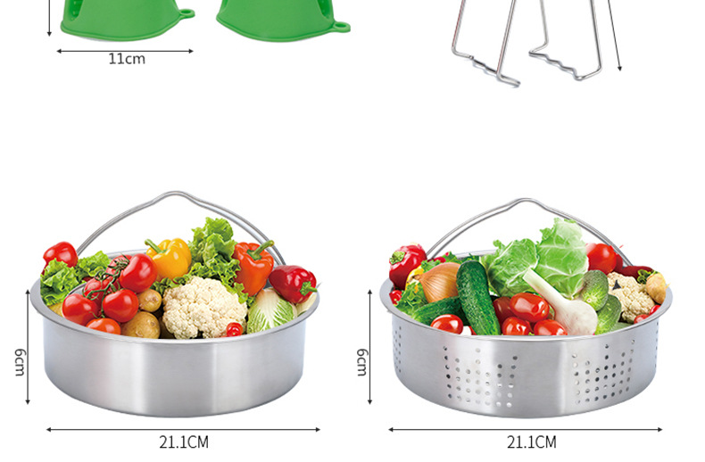 Department Store Egg Cutter AntiScald Plate Holder High Pressure Rice Cooker Food Clip Stainless Steel Steamer Pot Rack