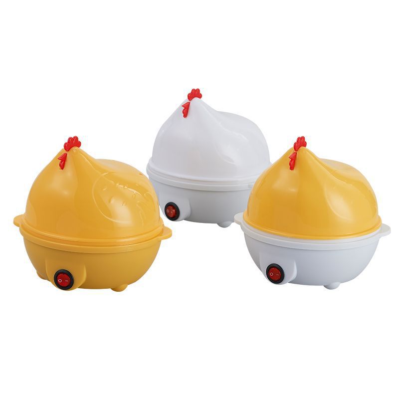 Factory Direct Sales Egg Boiler Single-Layer Breakfast Chicken Head Egg Cokker Kitchen Small Egg Cooker