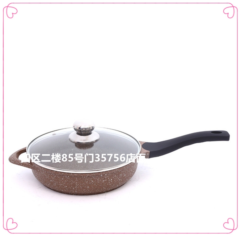 Off-the-shelf household McMuffin pan steak thickened Fried Egg non-stick pan Small gas Cooker induction cooker through