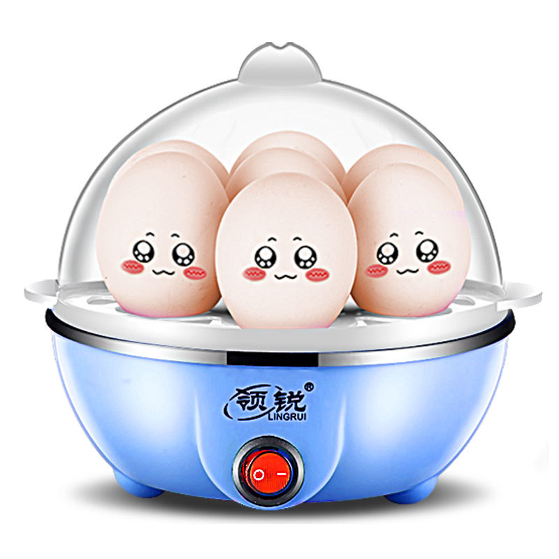 MultiFunction Egg Cooker Mini Egg Steamer Automatic Poweroff Household Stainless Steel Small Egg Pot Breakfast Machine
