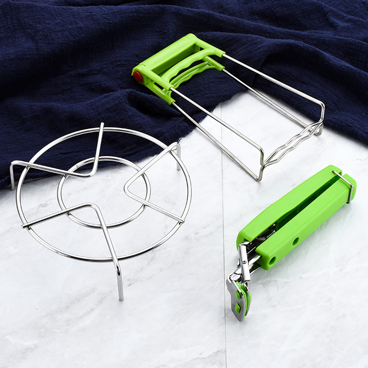 Steel Steaming Rack Vegetable Shim Rice Cooker Separated Steamer Rack Steamed Basket Steamed Egg Rack Exclusive