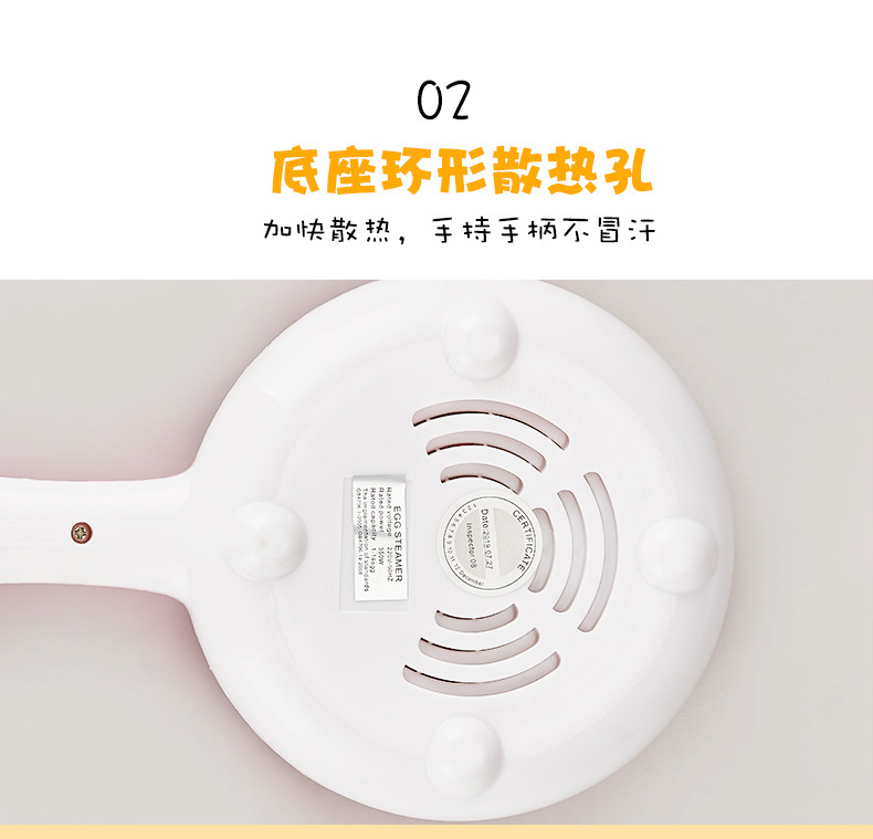 Appliances Frying Pan Steamed Fried Egg Cooker Flat NonStick Pan Kitchen Small Household Appliances Gift Sticker