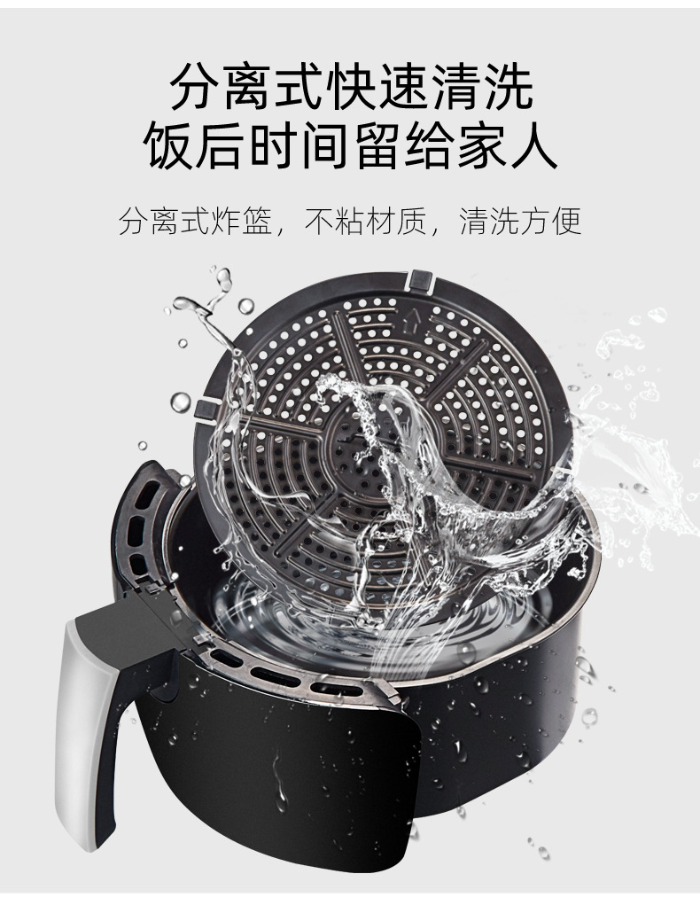 Air Fryer Home Intelligent Chips Machine Large Capacity Oil-Free Deep Frying Pan Automatic Bread Maker Factory Air Fryer Home Intelligent Chips Machine Large Capacity Oil-Free Deep Frying Pan Automatic Bread Maker Factory