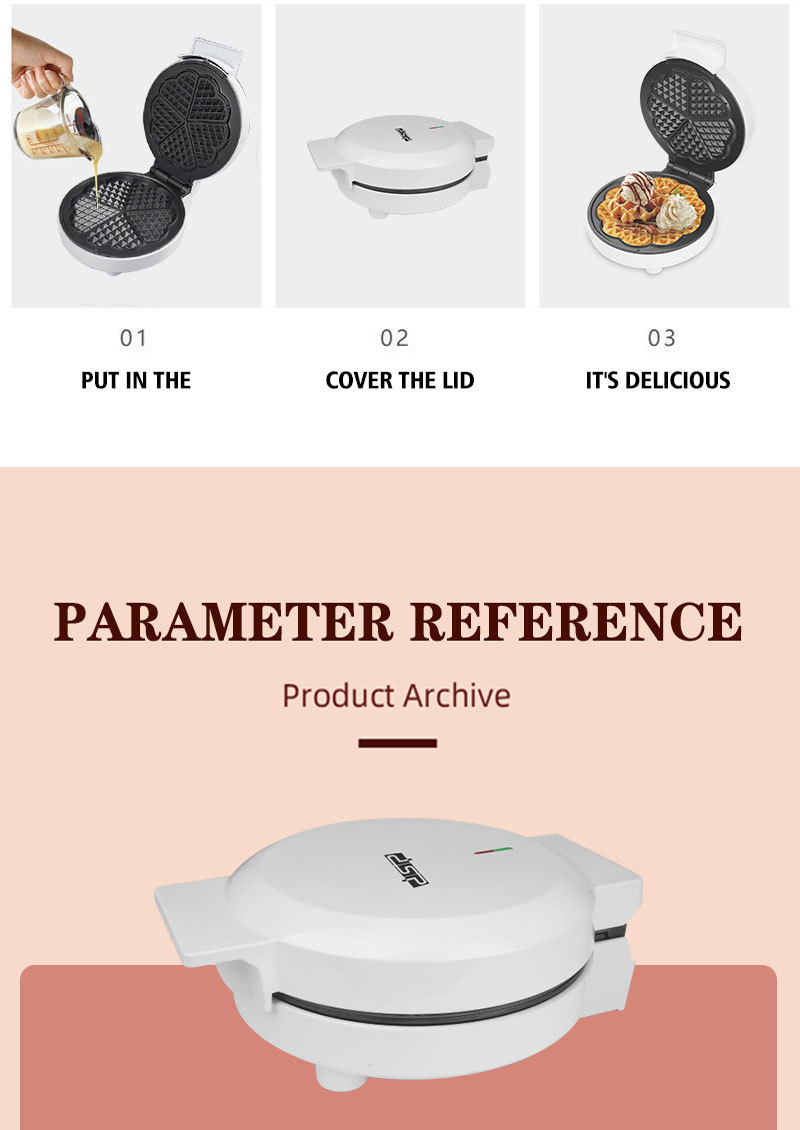 DSP Dansong Home Bread Maker Waffle Maker Mini Breakfast Maker DSP Dansong Home Bread Maker Waffle Maker Mini Breakfast Maker