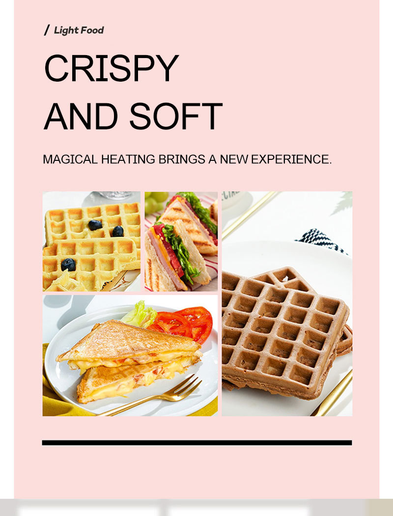 DSP Dansong Home Bread Maker Waffle Maker Mini Breakfast Maker DSP Dansong Home Bread Maker Waffle Maker Mini Breakfast Maker