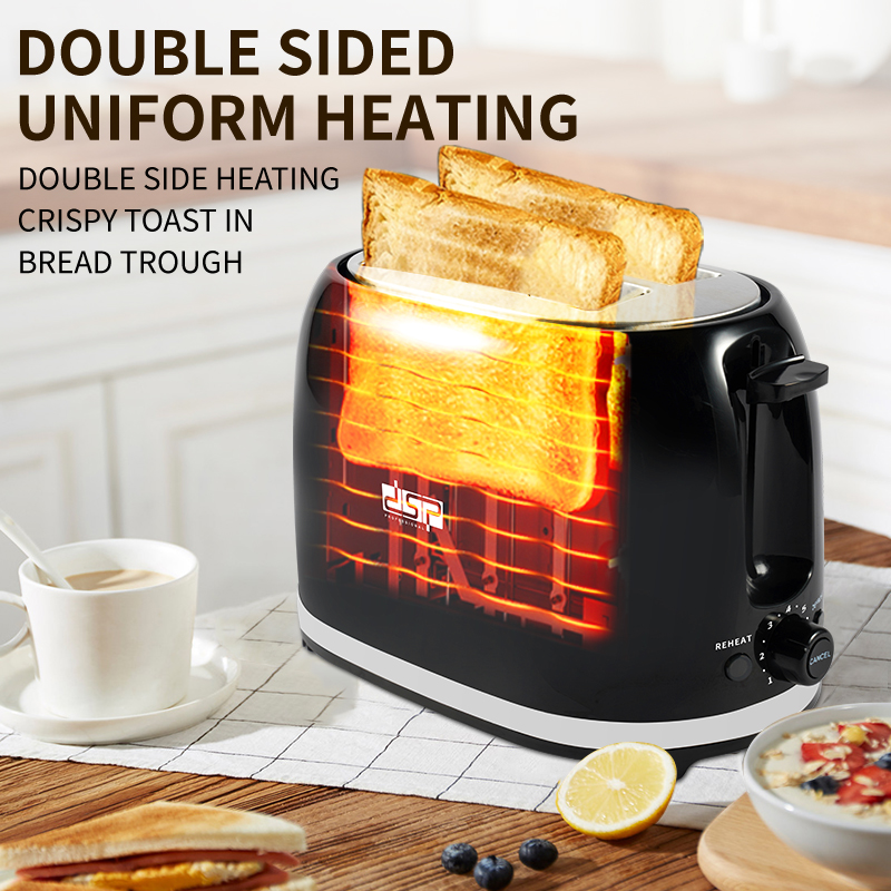 DSP/DSP Household Kitchen Bread Maker Toaster 7-Speed Adjustment Automatic Breakfast Machine European Cross-Border