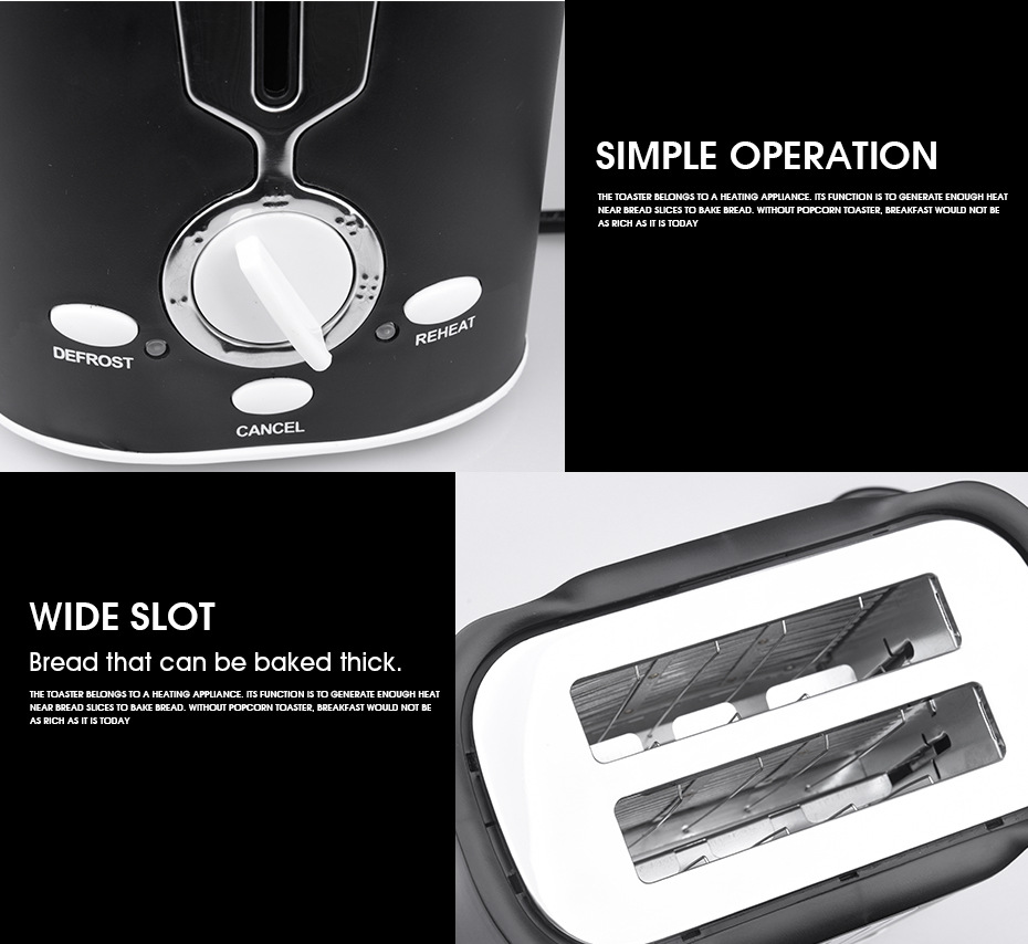 DSP DSP Sandwich Breakfast Machine Household Small Bread Maker Toaster Toast Slices Heating Mini Toaster