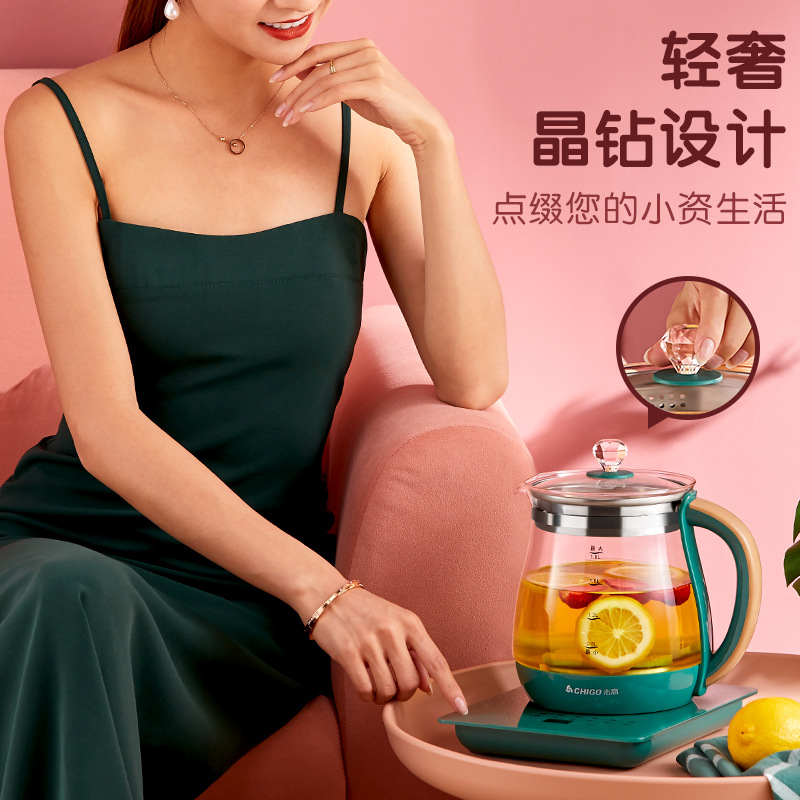 Health Pot Home Smart Large Capacity Tea Cooker Office Small Glass Electric Kettle Health Pot