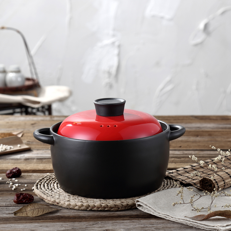 Casserole open fire high temperature ceramic stew pot pot health pot soup pot porridge claypot rice casserole