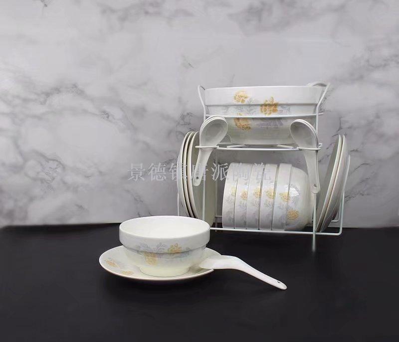 Jingdezhen ceramic soup pot ceramic bowl ceramic double ear pot rice noodle pot heat-resistant king kong pot health pot Jingdezhen ceramic soup pot ceramic bowl ceramic double ear pot rice noodle pot heat-resistant king kong pot health pot