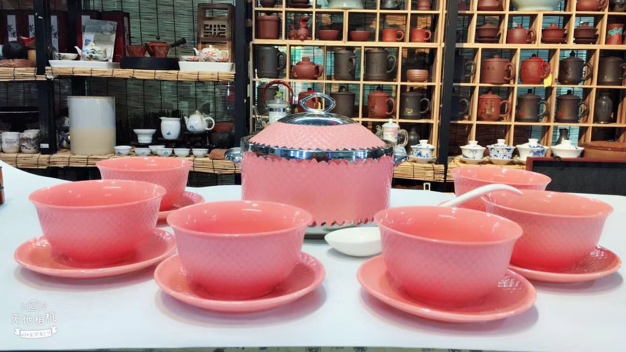 Jingdezhen ceramic soup pot set rice noodle pot heat pot stew pot king kong health pot