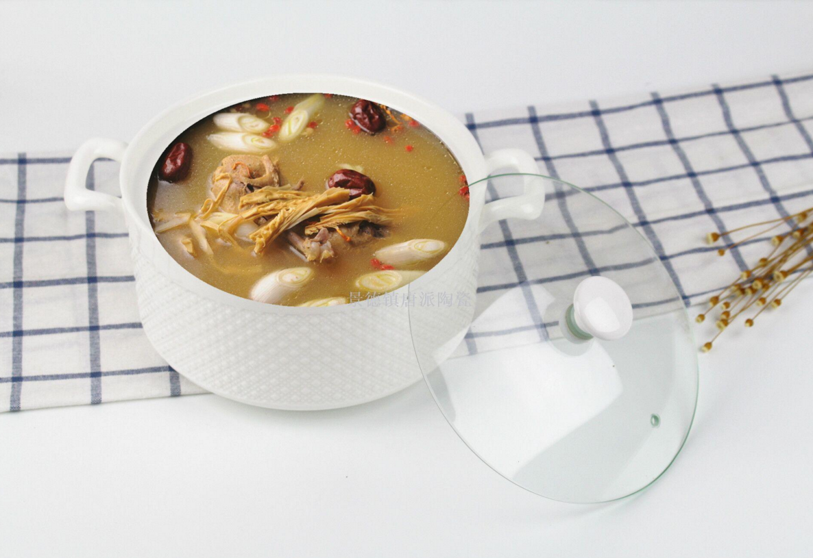 Jingdezhen ceramic soup pot set rice noodle pot heat pot stew pot king kong health pot