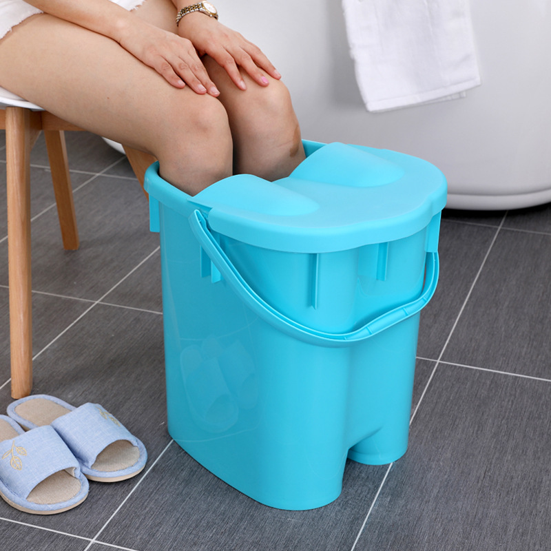 Foot bath tub with cover for massage foot tub plastic foot tub for washing foot tub for household use
