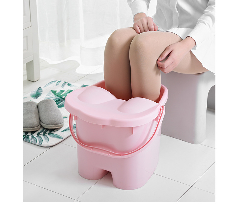Foot bath tub with cover for massage foot tub plastic foot tub for washing foot tub for household use