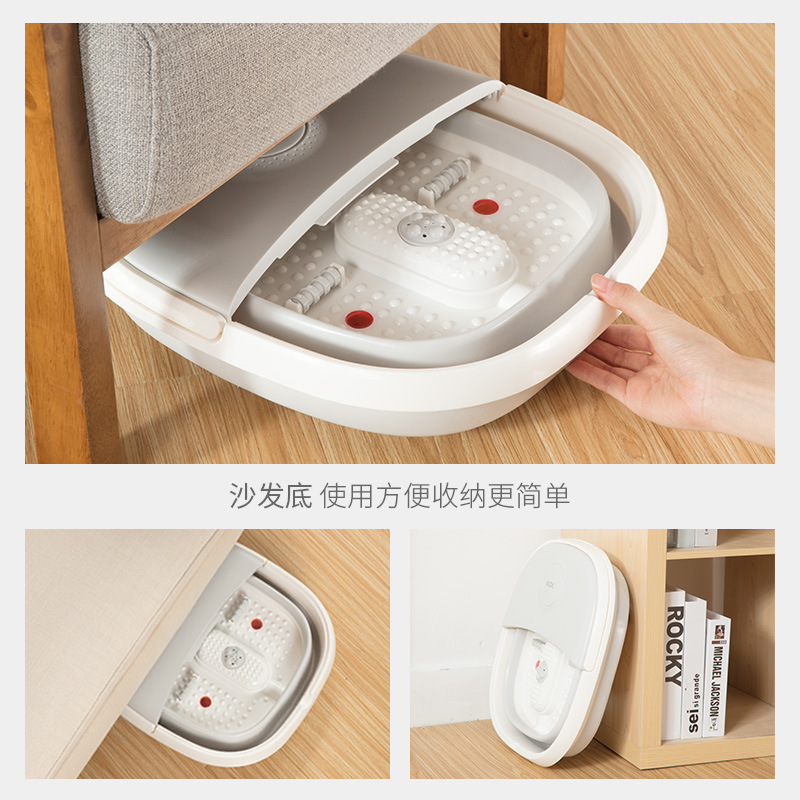 Eskey folding foot tub household automatic massage electric heating wu Xin constant temperature foot tub
