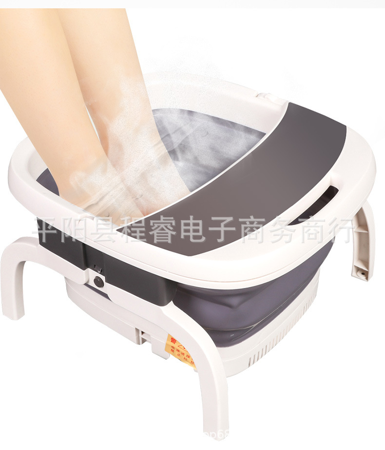 Manufacturer's electric folding foot tub bubble heating massage automatic foot bath compressor foot bath tub