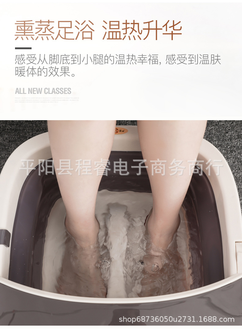 Manufacturer's electric folding foot tub bubble heating massage automatic foot bath compressor foot bath tub