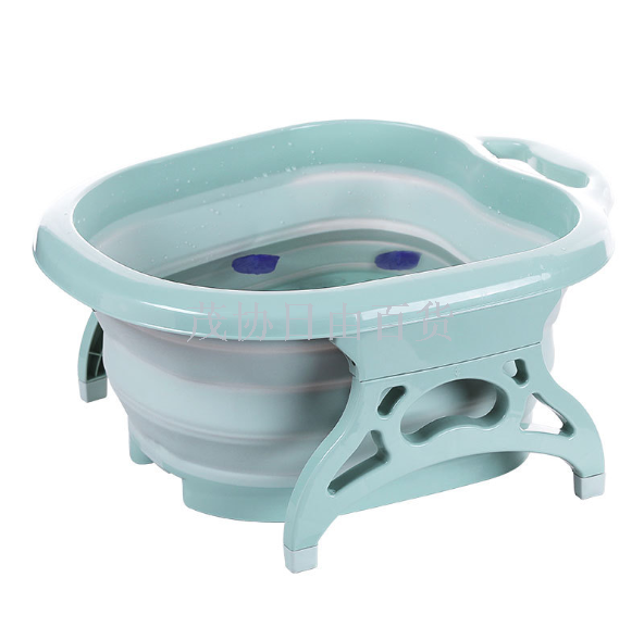 Folding foot tub portable foot bath bucket travel massage foot wash basin adult deep foot bath basin