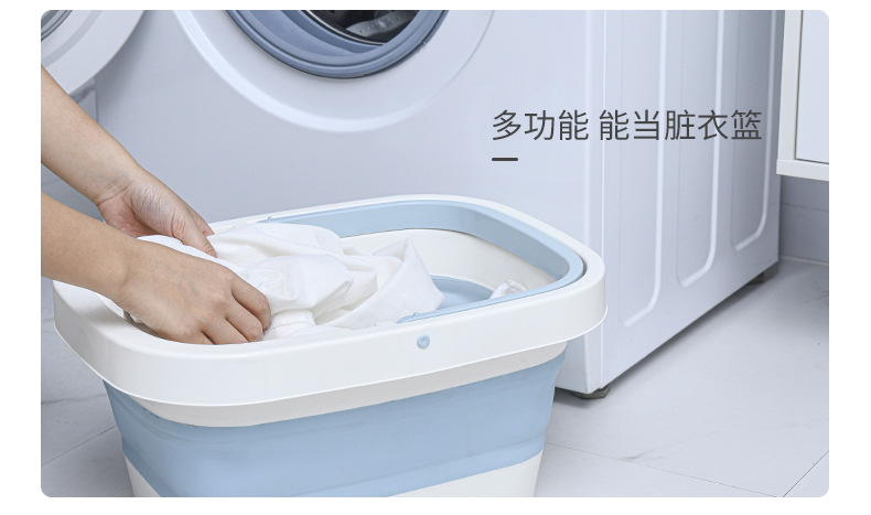 Foldable Children Foot Bath Barrel Plastic Foot Tub Creative Massage Foot Barrel Portable Home Feet-Washing Basin