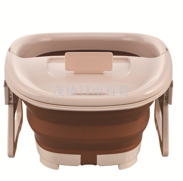 Folding blister foot tub plastic foot tub massage foot bath tub add height and thicken for portable storage