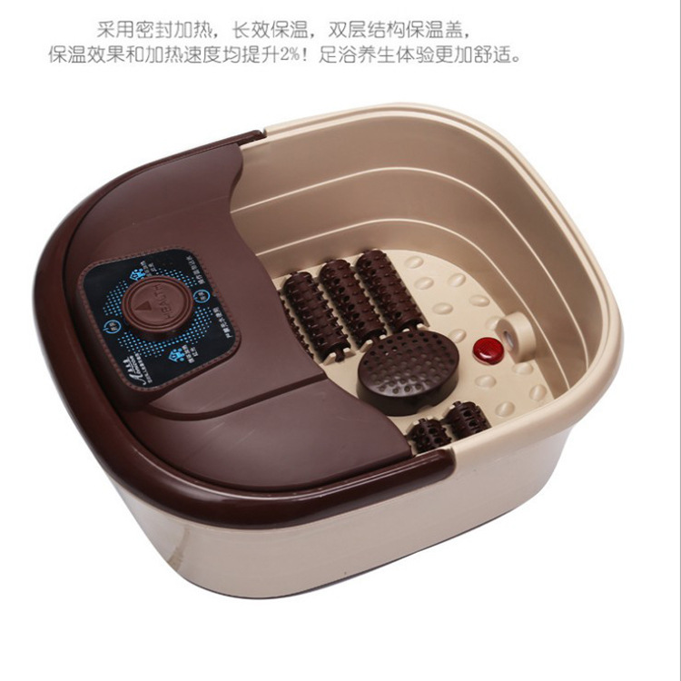 Promotional Gifts Automatic Heating Massage Foot Tub Household Feet-Washing Basin Foot Bath Wholesale