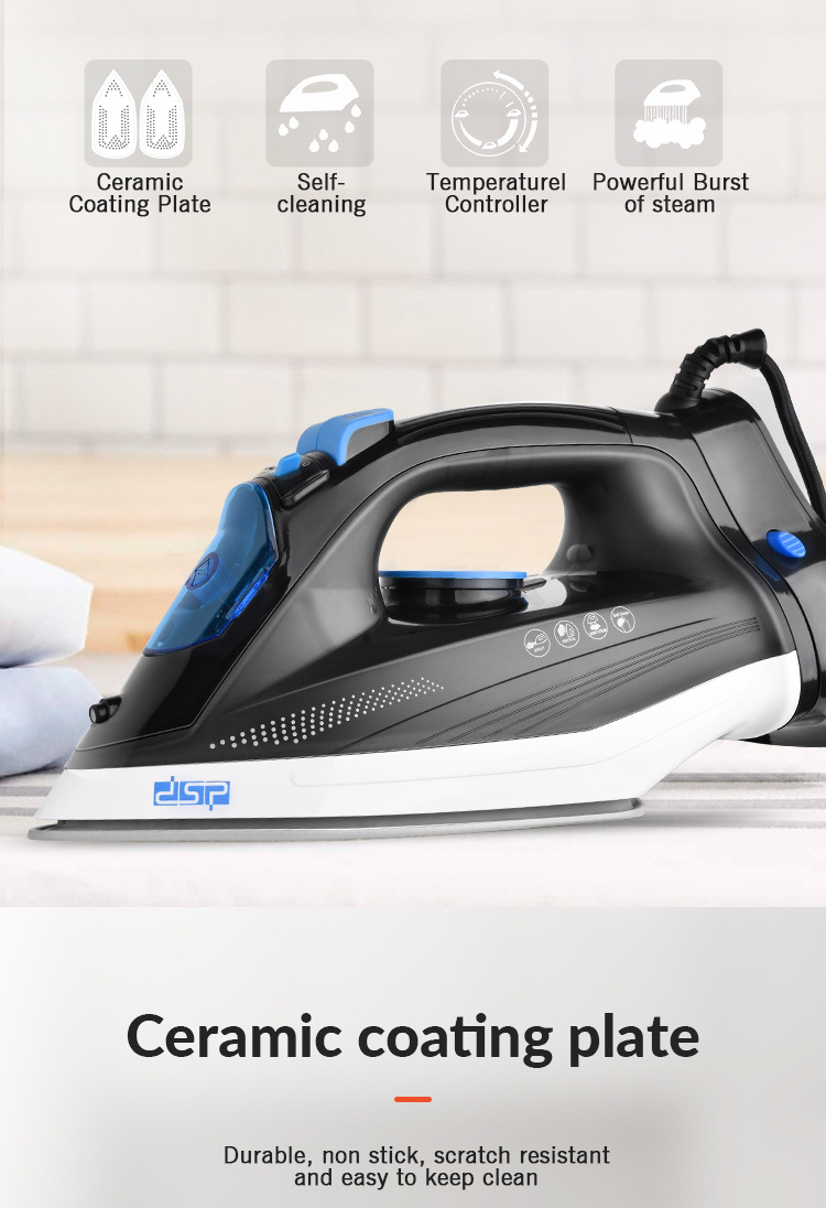 DSP Dansong steam iron portable charging belt base dry ironing hand ironing machine cordless small electric iron DSP Dansong steam iron portable charging belt base dry ironing hand ironing machine cordless small electric iron