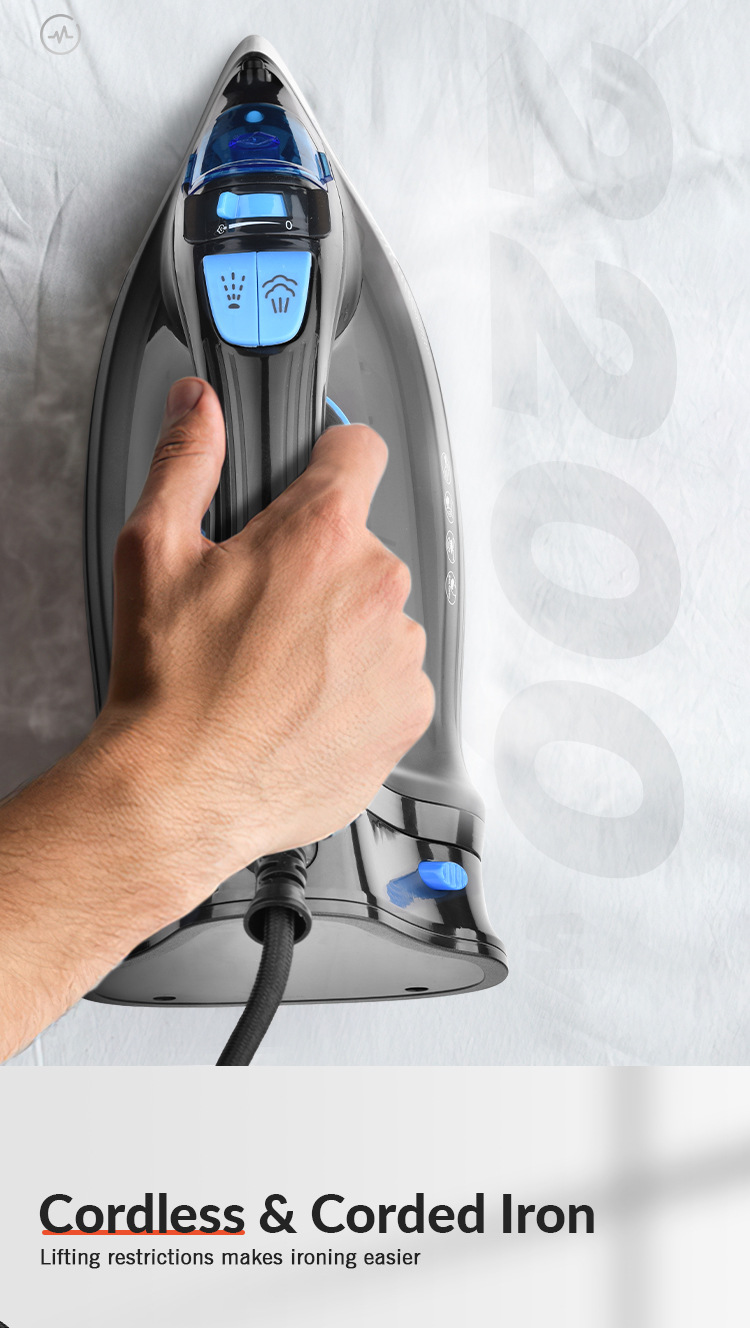 DSP Dansong steam iron portable charging belt base dry ironing hand ironing machine cordless small electric iron DSP Dansong steam iron portable charging belt base dry ironing hand ironing machine cordless small electric iron