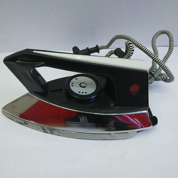 Small commodity store hot iron the old electric iron iron plate bottom not sticky hair.