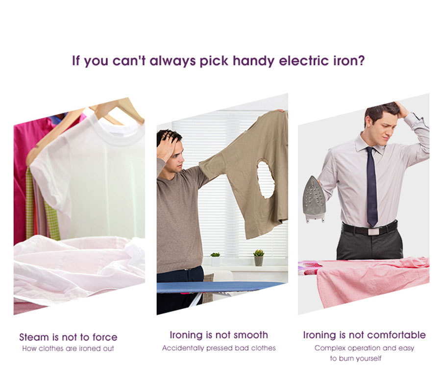 DSP Dansong Steam Iron Home portable electric iron Mini travel wire ironing machine portable iron