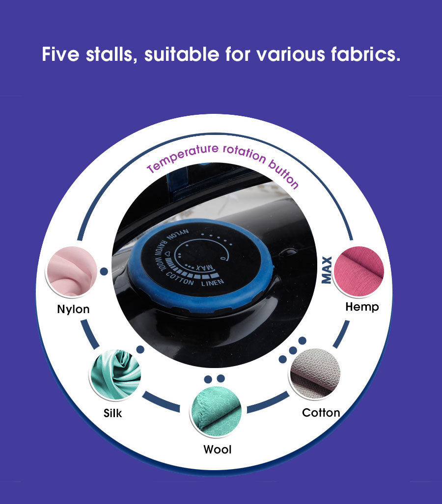 DSP Dansong Steam Iron Home portable electric iron Mini travel wire ironing machine portable iron
