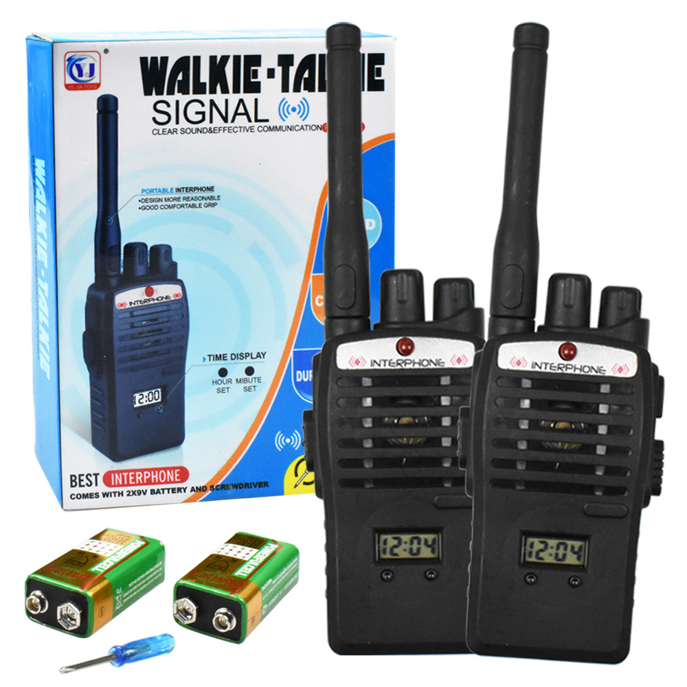 Long - range radio walkie - talkie parent - child interaction children play home walkie - talkie toys with batteries