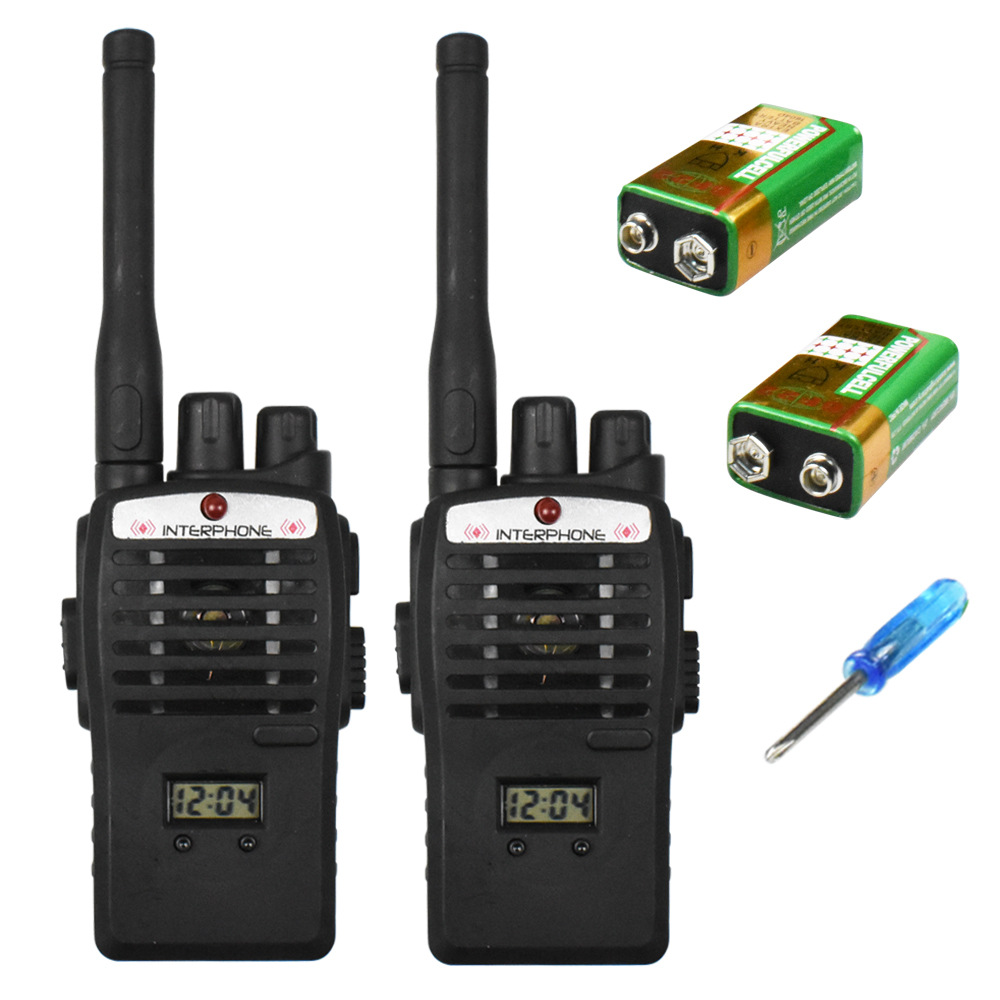 Long - range radio walkie - talkie parent - child interaction children play home walkie - talkie toys with batteries