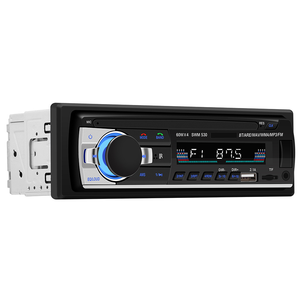 530 New Dual USB Car Charger MP3 Bluetooth Hands-Free Player Card U Disk Radio Car Audio