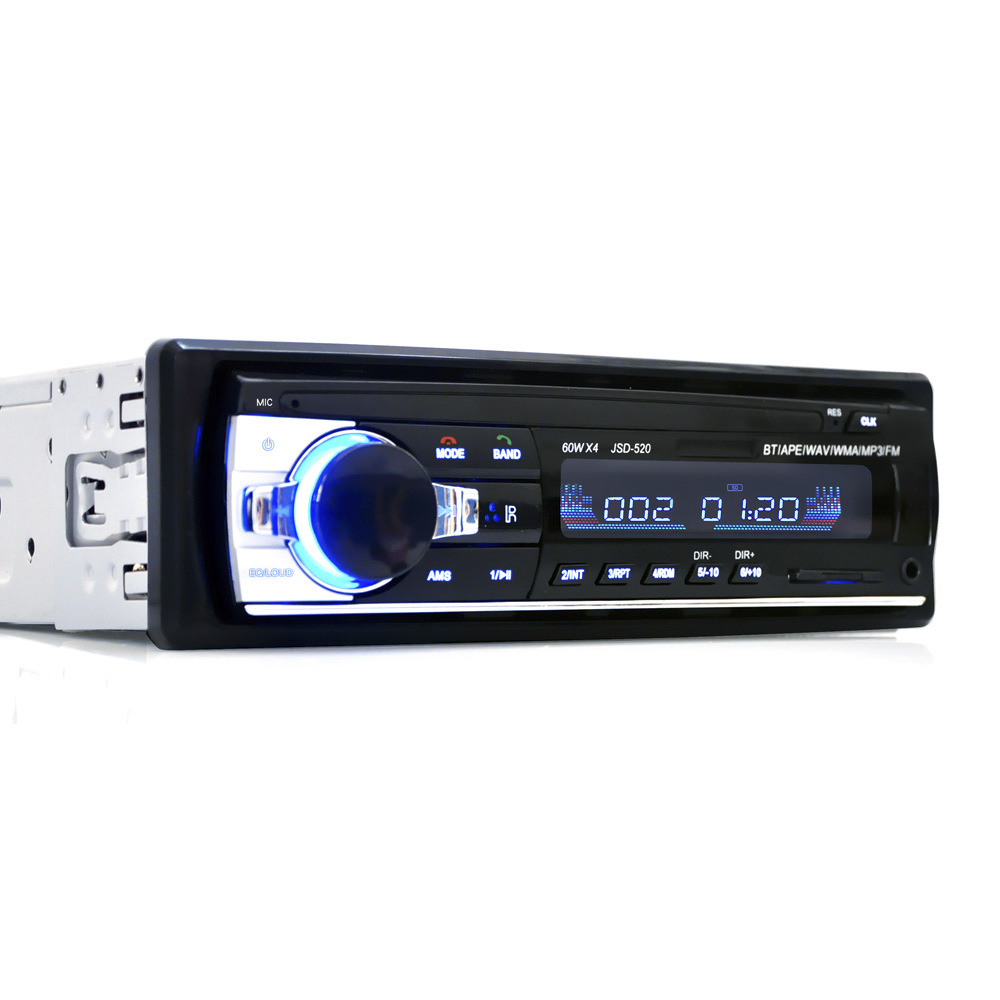 Jsd-520 Bluetooth Universal In-Vehicle MP3 MP3 Player Radio U Disk Card Instert Generation Car Dvdcd
