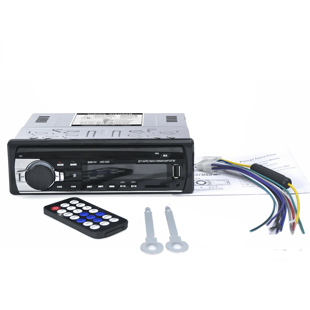 Jsd-520 Bluetooth Universal In-Vehicle MP3 MP3 Player Radio U Disk Card Instert Generation Car Dvdcd