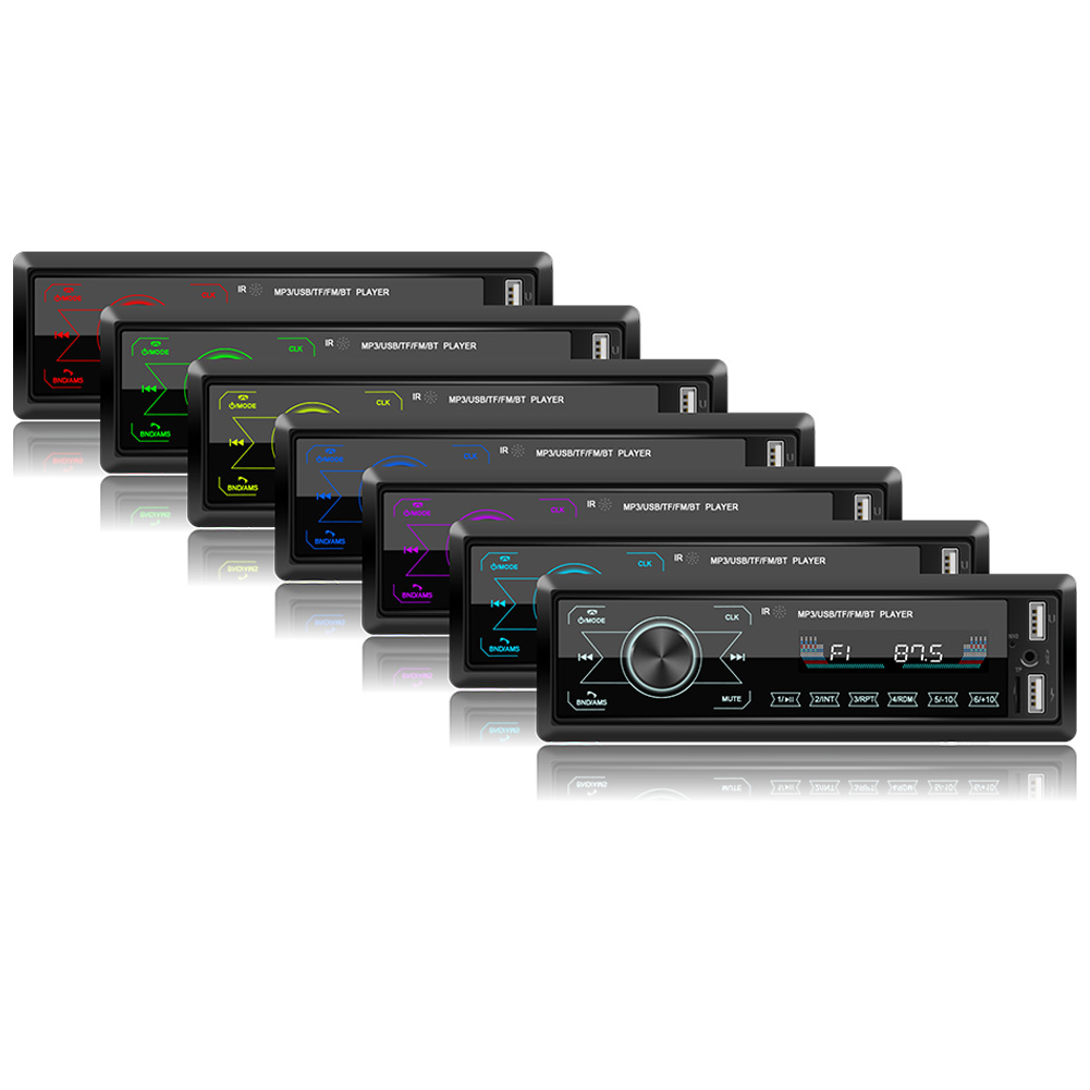 New M10 Touch Screen Dual USB Vehicular Bluetooth MP3 Player Colorful Light Card U Disk Radio All-in-One Machine
