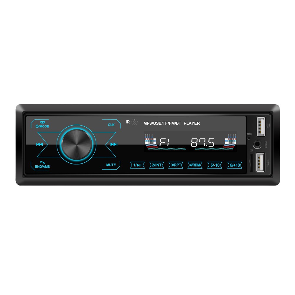 New M10 Touch Screen Dual USB Vehicular Bluetooth MP3 Player Colorful Light Card U Disk Radio All-in-One Machine