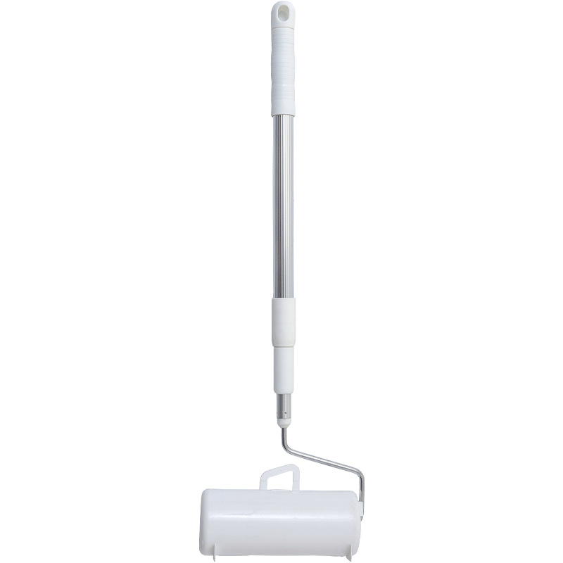 Tearable Lint Remover Roller Dust Sticking Paper Telescopic Long Handle Lint Remover Dust-Free Paper Scraps Floor