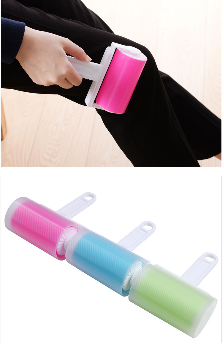 Clothes Lint Remover Roller Washable Dust Remover Clothing Dust Removal Gadgets Sticky Brush Sticky Roller Cleaning Dust